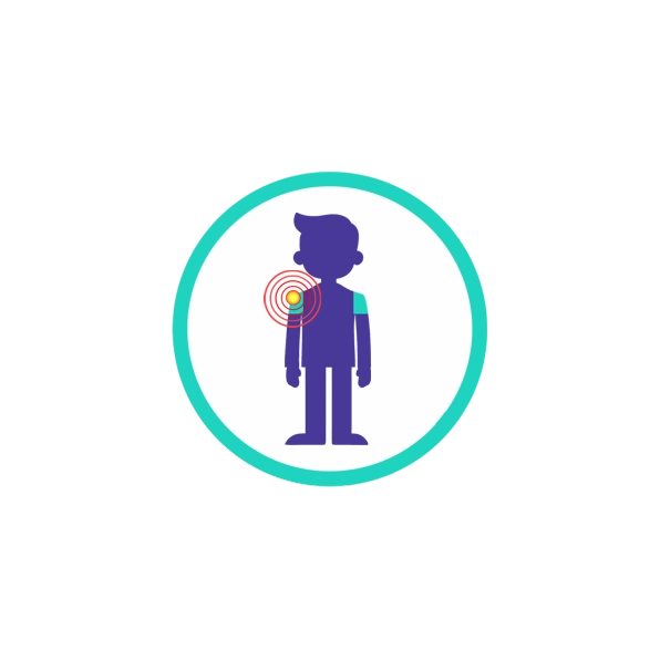 Frozen shoulder icon