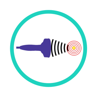 Focused shockwave therapy icon